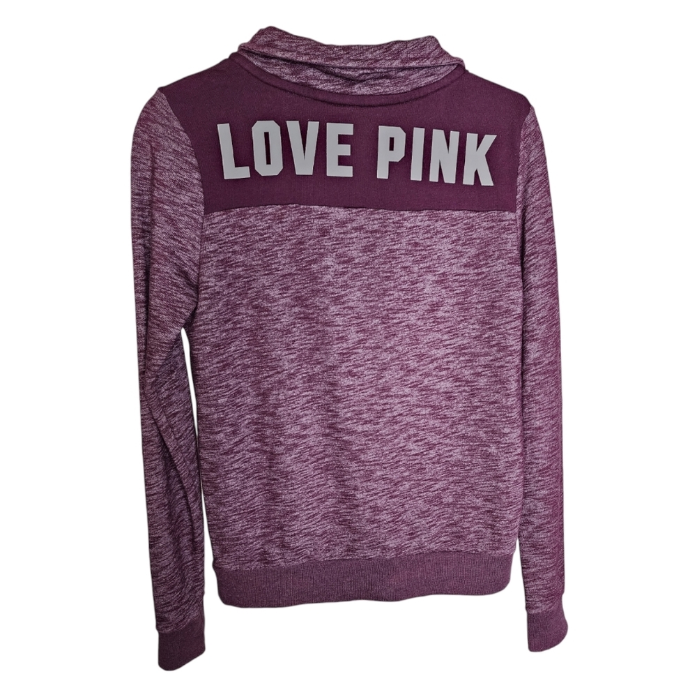 PINK Victoria's Secret Quarter Zip Sweatshirt Sz XS - Picture 6 of 9